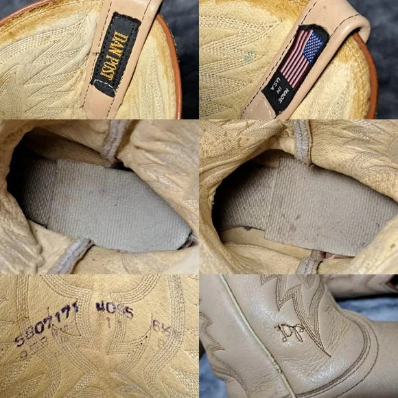 Vintage Dan Post Western Cowboy Boots - Picture 6 of 8
